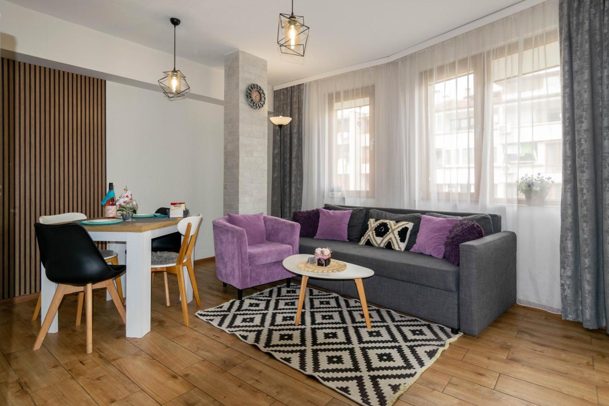 Joy Apartment Burgas Center Private Parking Exterior foto